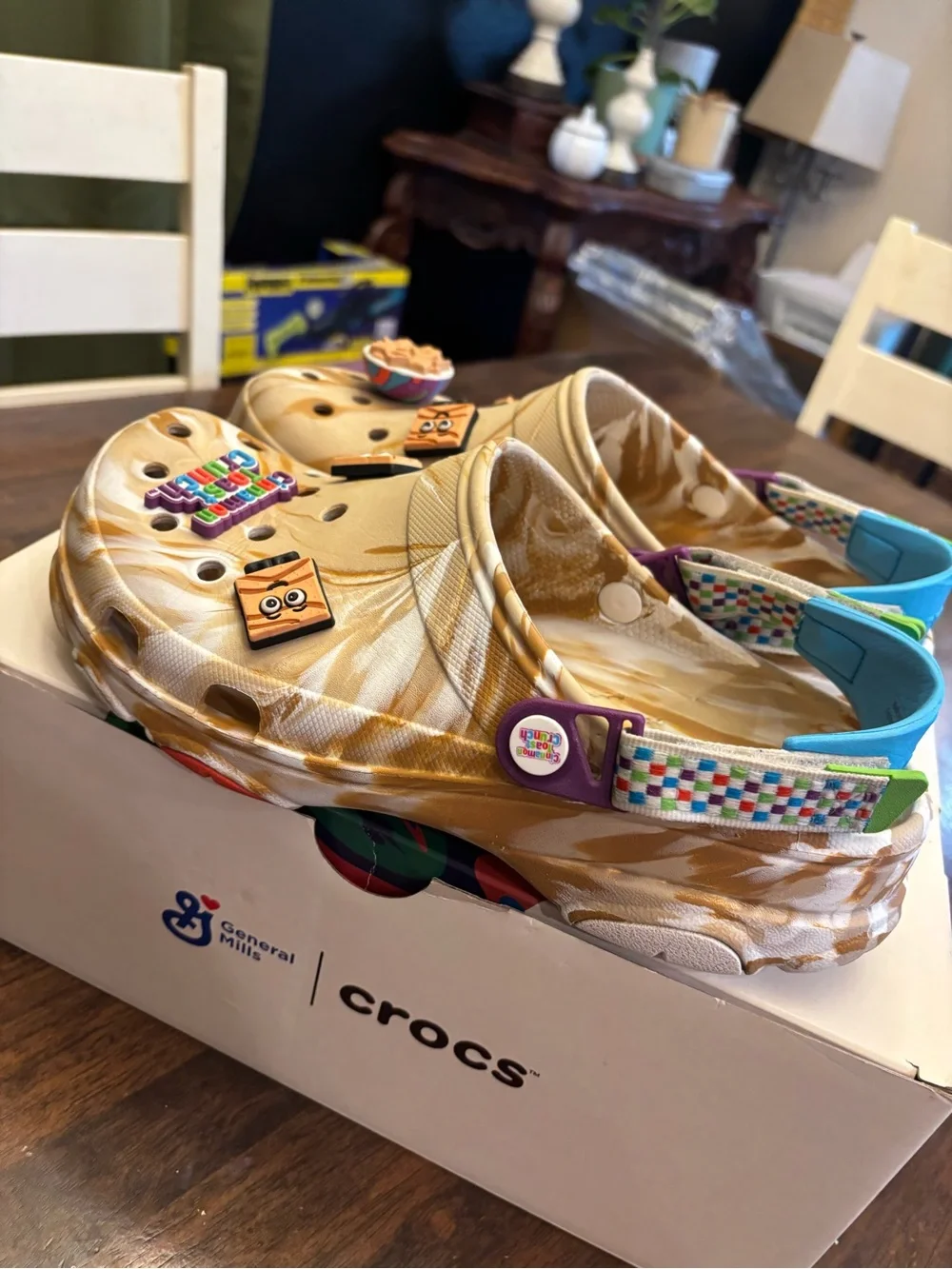 Crocs x Cinnamon Toast Crunch General Mills Classic Clog M11 W13 w/ Box READ